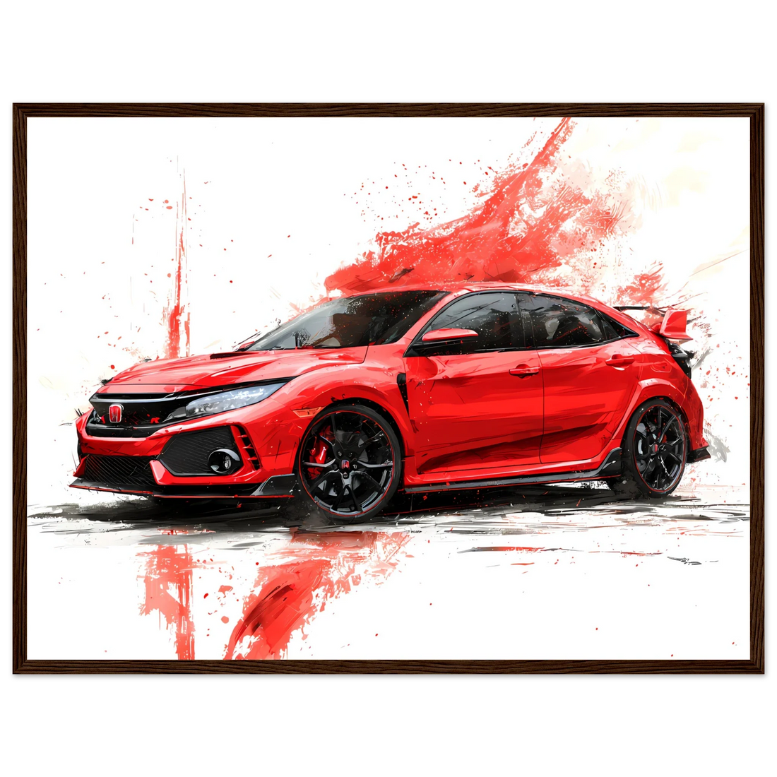 HONDA CIVIC TYPE R WALL ART