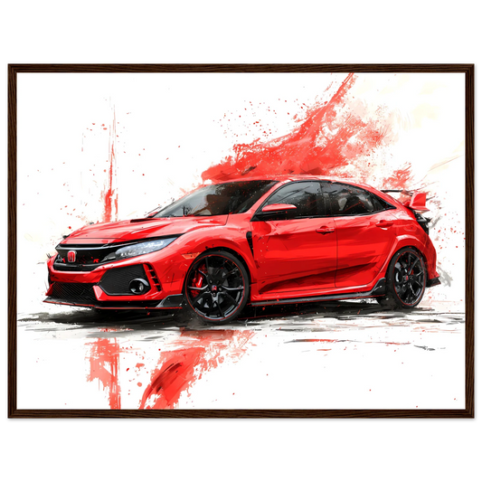 HONDA CIVIC TYPE R WALL ART