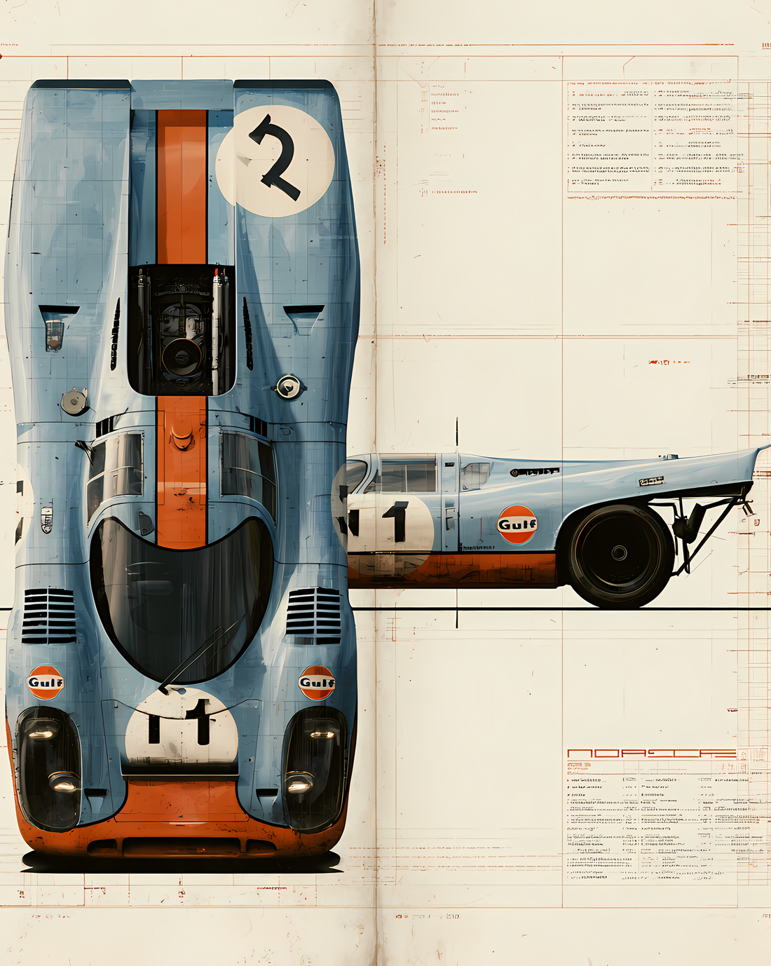MOTORSPORT WALL ART 